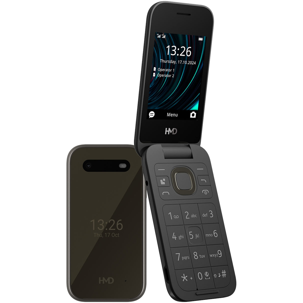 Nokia 2660 Flip 4G, Dual Sim, Black