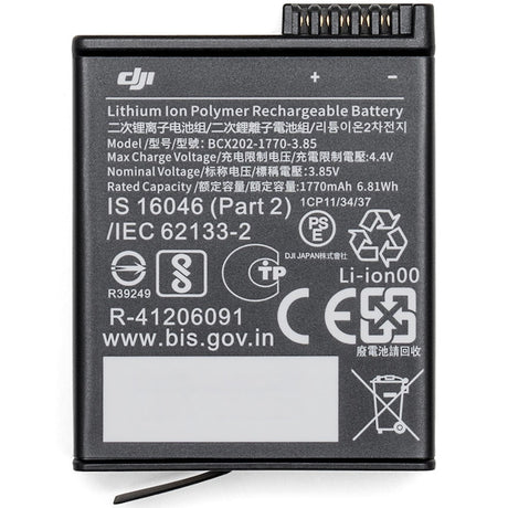 DJI Osmo Action 4 Standard Combo sportkamera, 4K, digitális képstabilizátorral, fekete