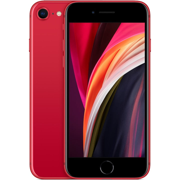 Telefon mobil second hand, Apple iPhone SE 2020, 64GB, Red - starea de sanatate a bateriei: 86%