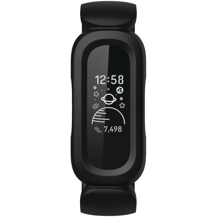 Fitnes karkötő Fitbit Inspire 3, aktivitásmérő, Midnight Zen/Black