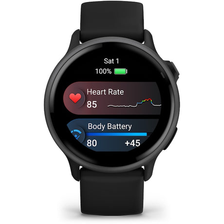 Garmin vivoactive 6, GPS, 42mm, curea silicon - Smartwatch multisport