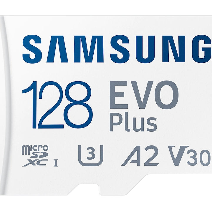 Samsung Evo Plus microSDXC 128GB memóriakártya+ SD adapter