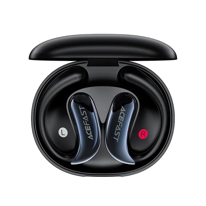 Vezeték nélküli Bluetooth 5.4 fejhallgató, Erőteljes basszus, Zajcsökkentés, HD hívások, IPX4, 400mAh akkumulátor, Acefast FA005 SE