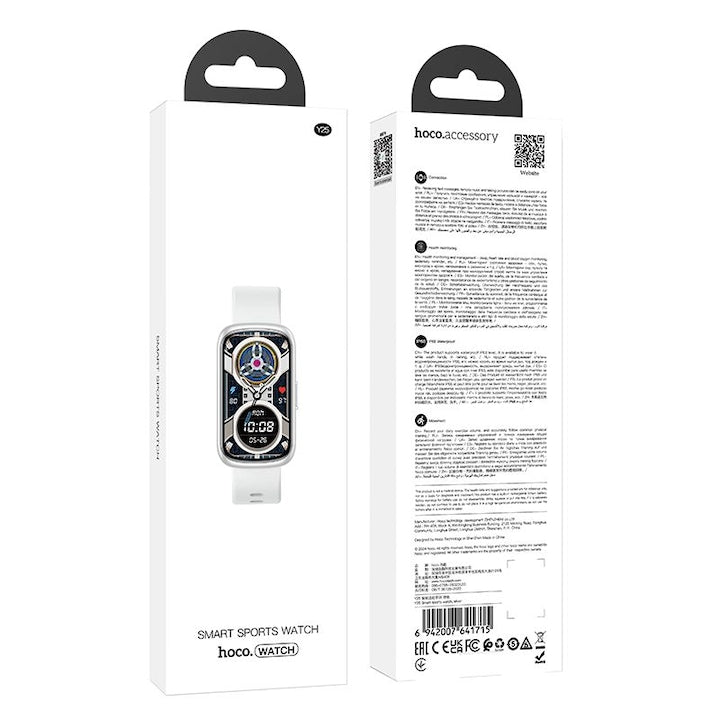 Smartwatch Hoco Y25, Rezistent la Apa, IP68, Compatibilitate iOS si Android, Bluetooth v5.3