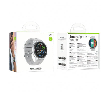 Hoco Okosóra Hívás Funkcióval, 1,46 hüvelykes AMOLED Kijelző, IP67 Vízálló, Y31 Modell