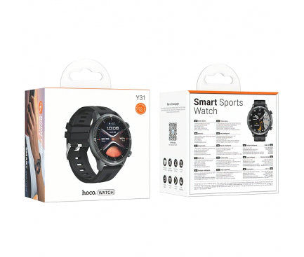 Hoco Okosóra Hívás Funkcióval, 1,46 hüvelykes AMOLED Kijelző, IP67 Vízálló, Y31 Modell