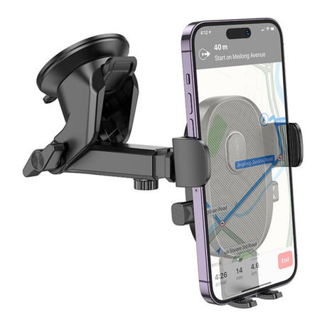 Borofone BH93 Grand autós tartó, 4,5 hüvelyk - 7 hüvelyk, fekete