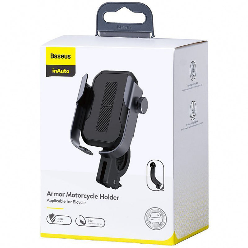 Suport Bicicleta Baseus Metal Armor, Universal, Negru SUKJA-01