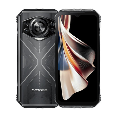 Doogee S Cyber Mobiltelefon, Red, 20GB RAM (8GB + 12GB Expandable), 256GB ROM, 50MP Camera, 10800mAh