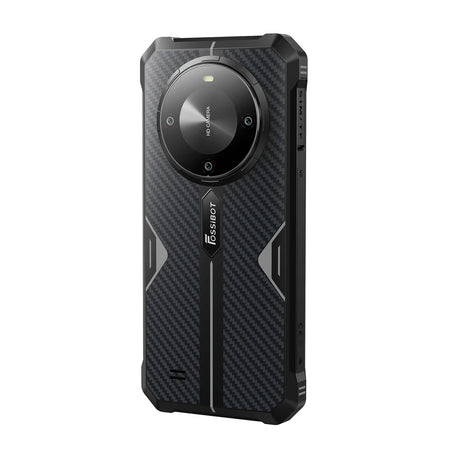 FOSSiBOT F105, 4G, 6,745” HD+, 12 GB RAM (4 GB + 8 GB bővíthető), 64 GB ROM, 20 MP, Android 14, MT8768 Octa-Core, NFC, 10300mAh, Dual SIM, Fekete