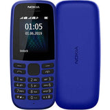 Nokia 105 (2019) Mobiltelefon, Dual SIM, Kék