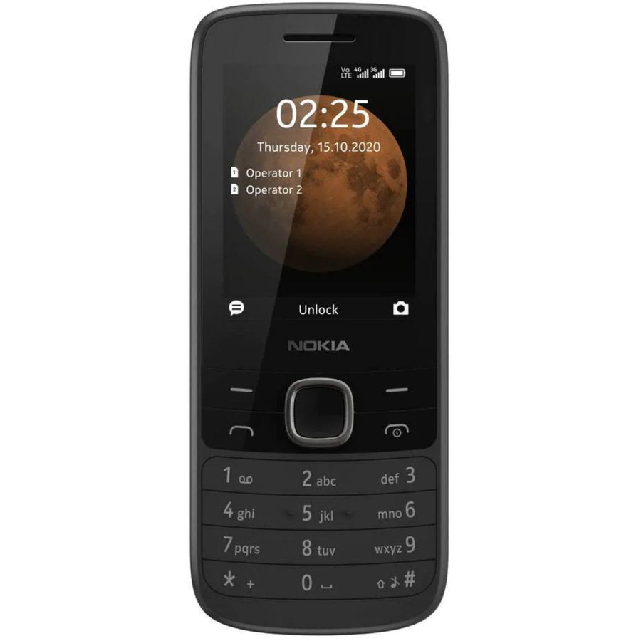 Nokia 225, 4G, Dual SIM, Black