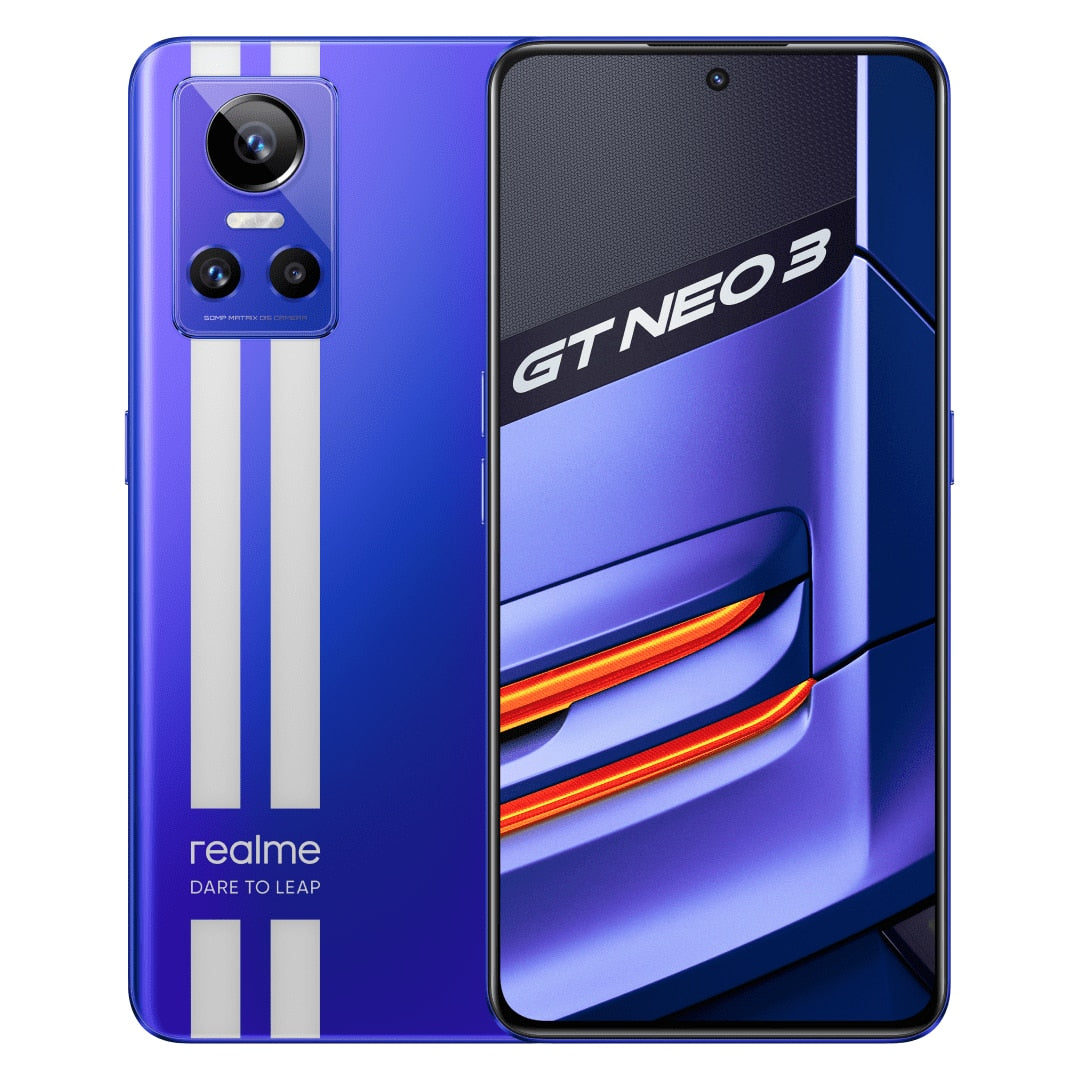 Telefon mobil Realme GT NEO 3 - Le Mans Blue / 256 GB - NotebookGsm