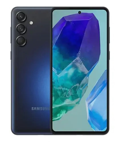 Samsung Galaxy M55 mobiltelefon, 256GB, 8GB RAM, 5G, Dual SIM, fekete