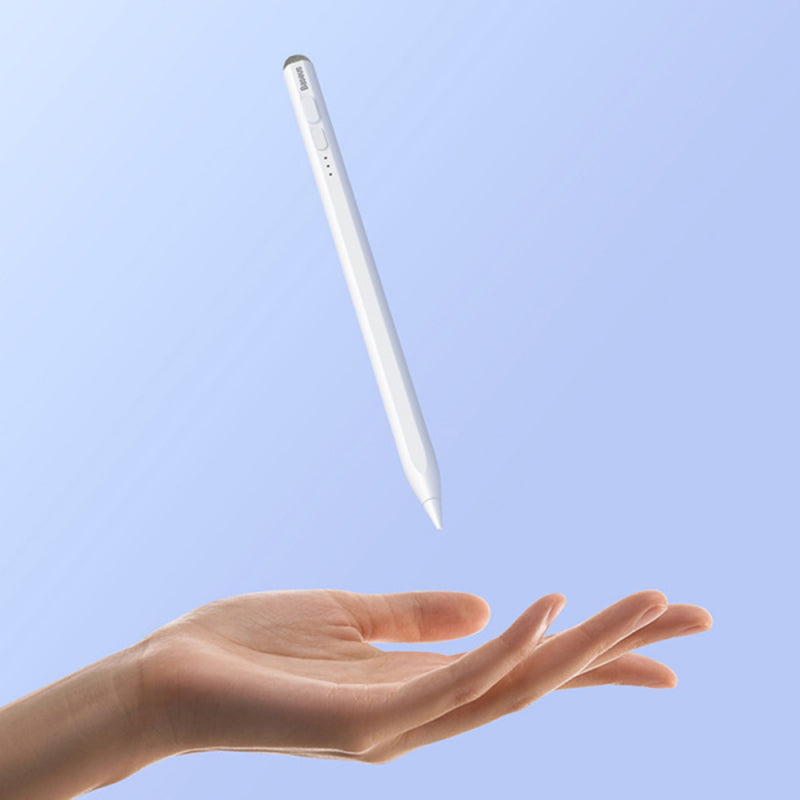 Touch Pen Baseus Smooth Writing 2 Series pentru Apple iPad, Versiune Activ / Pasiv, Alb SXBC060302