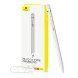 Touch Pen Baseus Smooth Writing 2 Series pentru Apple iPad, Versiune Activ, Alb P80015806211-00