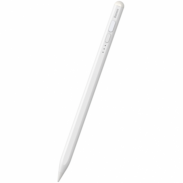 Touch Pen Baseus Smooth Writing 2 Series pentru Apple iPad, Versiune Activ, Alb SXBC060502