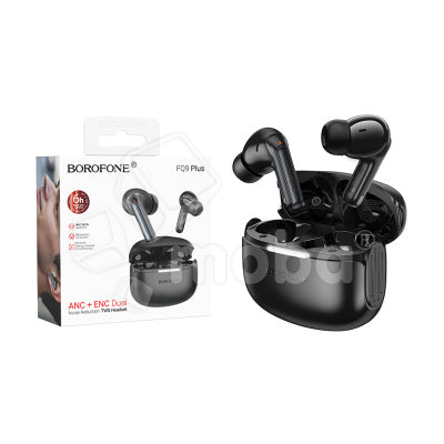 Bluetooth fejhallgató, Borofone TWS, FQ9 Plus Peaceful, ANC+ENC 